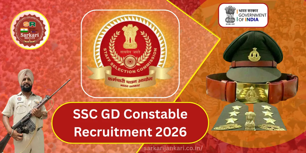 SSC GD Constable Recruitment 2026