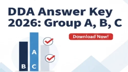 DDA Answer Key 2026